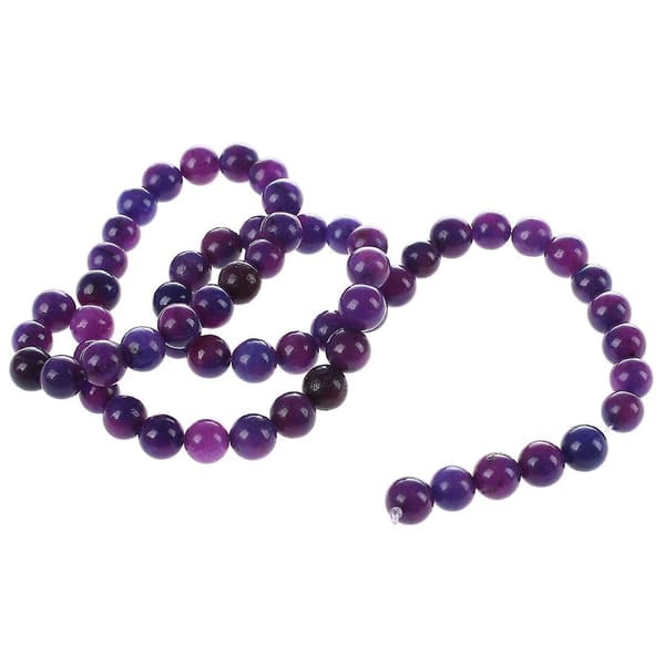 Sugilite ædelsten runde perler 6mm lilla