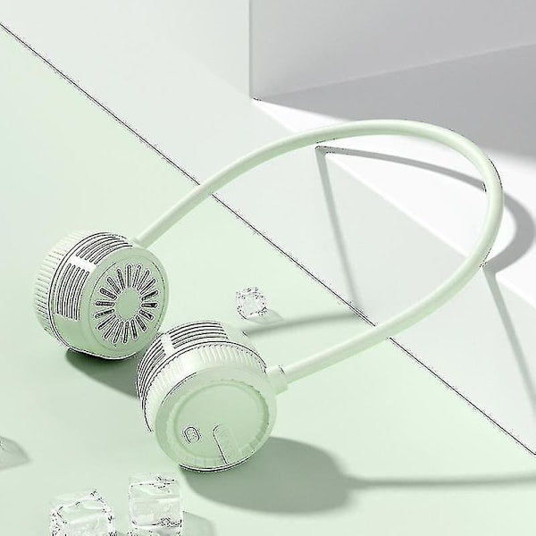 Mini Hals Lille Ventilator USB Udendørs Foldeventilator Roterer 360 Grader Lille Ventilator