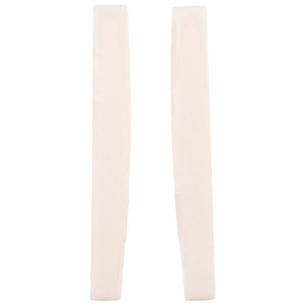 6-strängad akustisk benstall gitarr med slitsad sadel, gitarrdelar (2-pack)