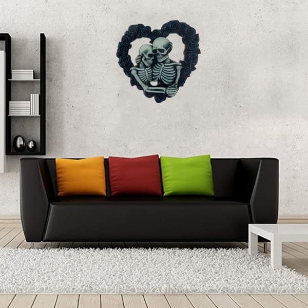 #skelettpar husplatta rosenkrans#