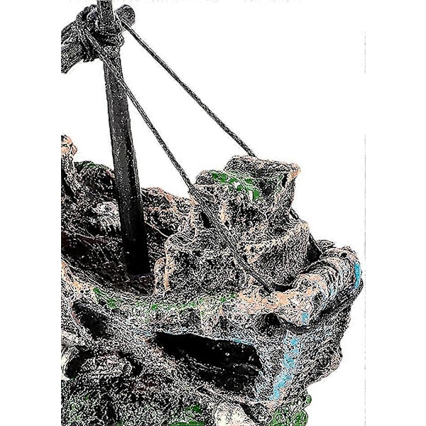 Akvariumdekorasjon, Fisketankdekorasjon Skipdekorasjon Skipsvrak
