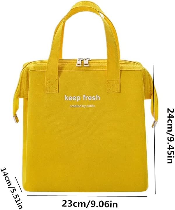 #(Gul) Isolerende lunsjpose Bento kjølepose Lunsj#