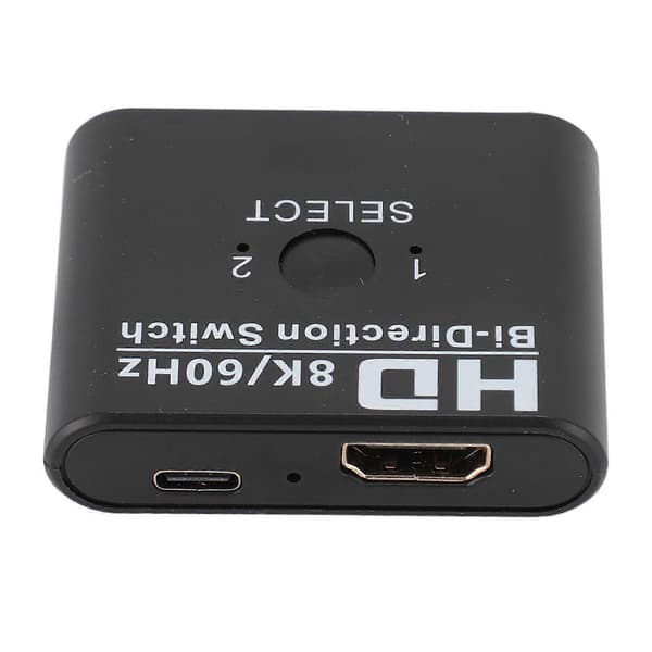 HD Multimedia Interface Switch 8K 60HZ 1 in 2 Out 2 in 1 Out Dubbelriktad HD Multimedia Interface Splitter