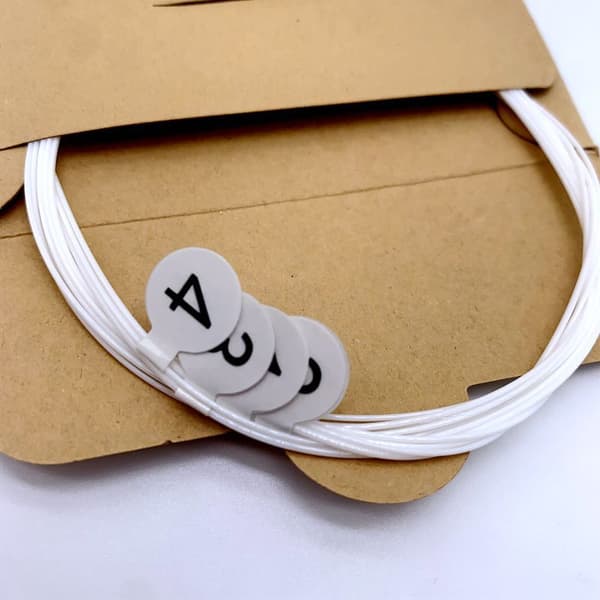 /#/Set Vit Ukulele Strängar Akustisk Nylon Ukulele Strängar Ukulele Delar/#/