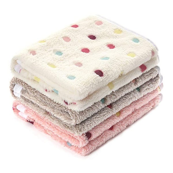 /#/(52*76cm) Super soft plush dog/cat blanket 3 pieces/#/