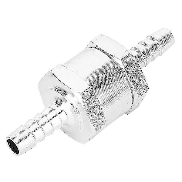 Alumiininen polttoaineen takaiskuventtiili yksisuuntainen bensiini 6mm