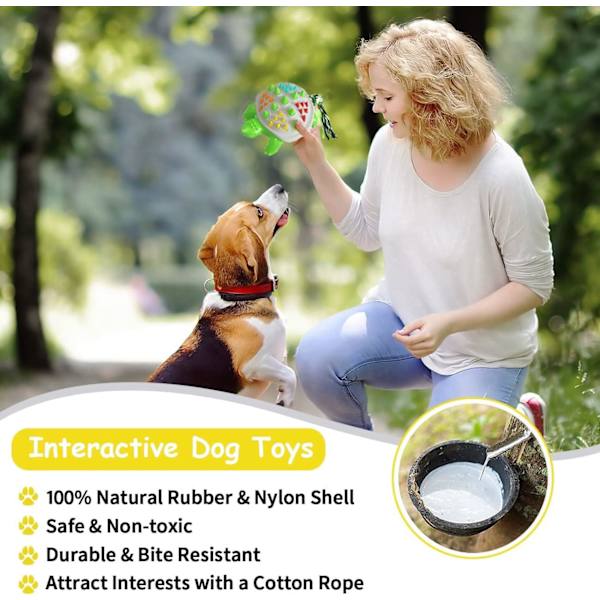 *Farverig Gud Krokodille Skildpadde Hund Molar Stick Reb Knude Hund Tand*