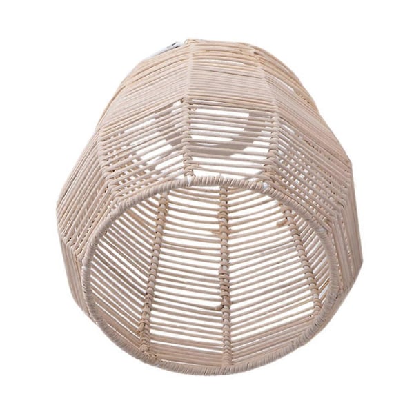 Lysekrone Lampeskjerm Erstatning Rattan Vevd Lampeskjerm for Kjøkken Bar Restaurant