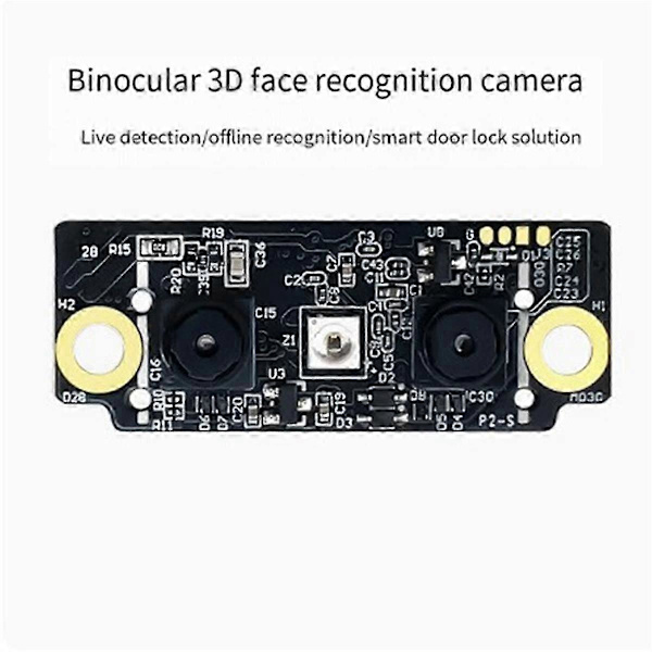 FM225 3D Ansigtsgenkendelsesmodul AI Offline Genkendelse UART&USB Interface med Binokulær Infrarød