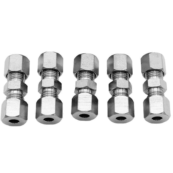 Bromsrörskoppling för bil, för bromsrör 4,75 mm utan fläns, biltillbehör