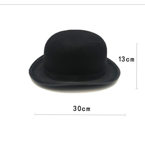Bowlerhatt, for voksne, Hatt, Hodeplagg, Kostyme, Karneval, Tema