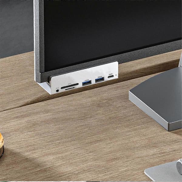 6-in-1 USB 3.0 -keskitin USB-telakointiasema USB 3.0 -sovitin Monijakaja 5 Gbps nopea sovitin