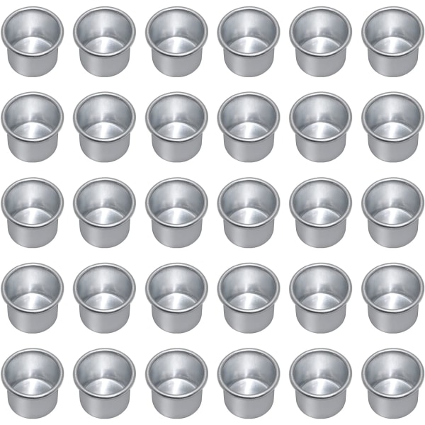 30 Pieces Mini Candle Holder(30PCS，Silver),Metal Candle Holder,S