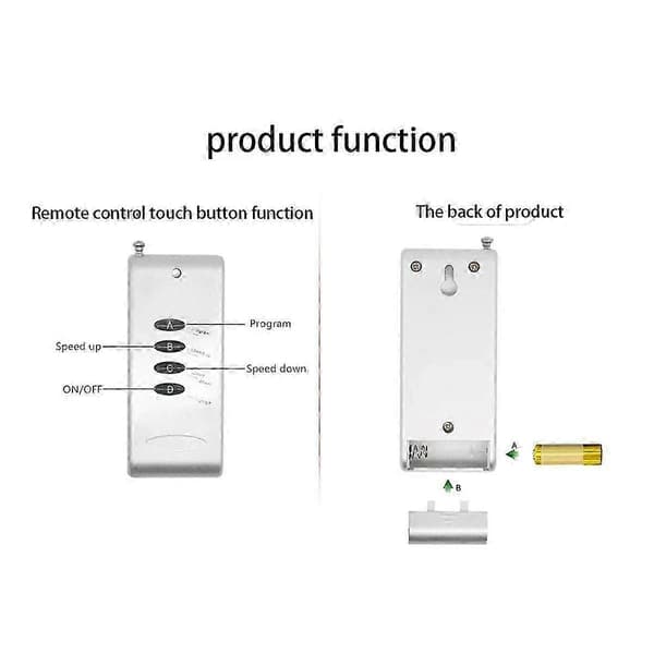 12A LED-kontroller 4-knapps RGB-kontroller Trådlös RF-modul Dimmer Dimmersystem för RGB Strip Ligh