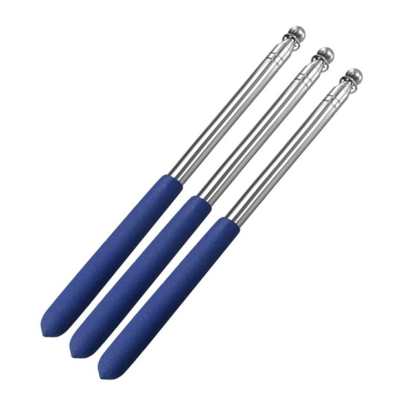 #5 stk Teleskopisk Flaggstang Flaggstang 1,2 m Rustfritt Stål Bærbar Utvidbar Flaggstang Flaggstang for Klasserom Turguide Flaggbanner#