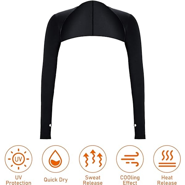 1 Stykke Kølende Shawl Arm Ærme med Fingerhul Solbeskyttelse