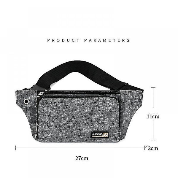 Vyölaukut Oxford Vapaa-aika Väri Olkalaukku Crossbody Rintalaukut Käsilaukut Yhteensopivat Messenger-vyölaukut Vyölaukku Pussi Bum Laukut