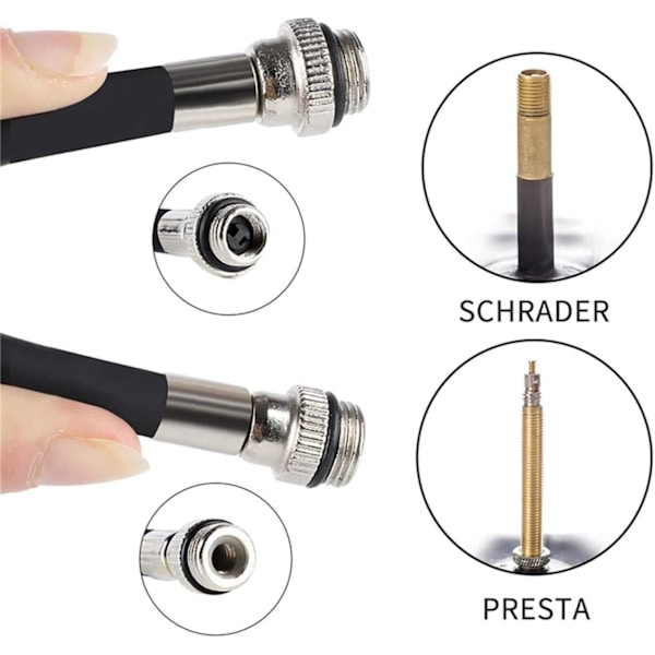 Pyöränpumppu, Mini Kannettava Käsipumppu, 100PSI Alumiiniseos