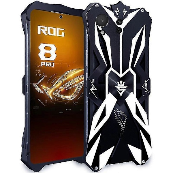 Skal för Asus ROG Phone 8 Pro 5G Aluminiumlegering Stöttåligt Telefonskydd