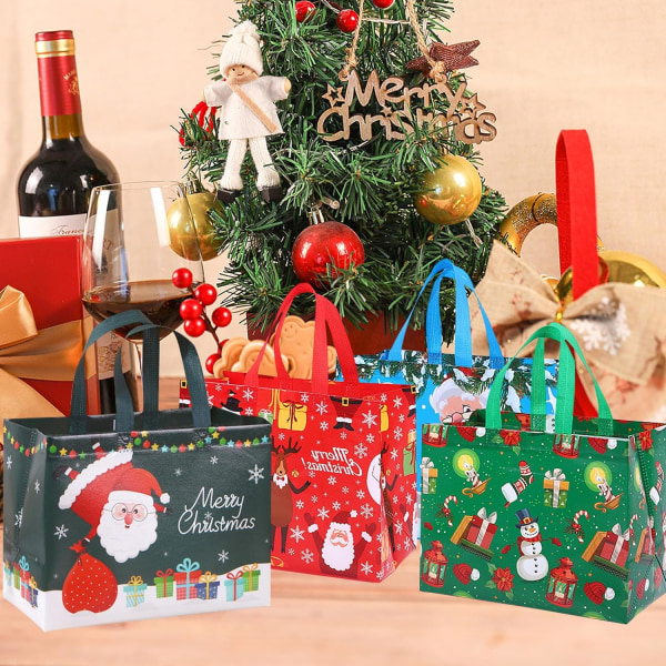 #presentpåsar jul 24pack julväskor med handtag#
