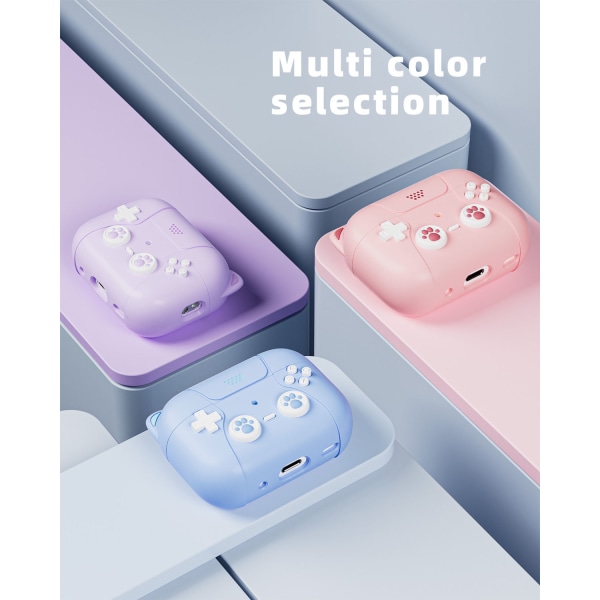 #Vaaleanpunainen case Airpods pro2:lle#