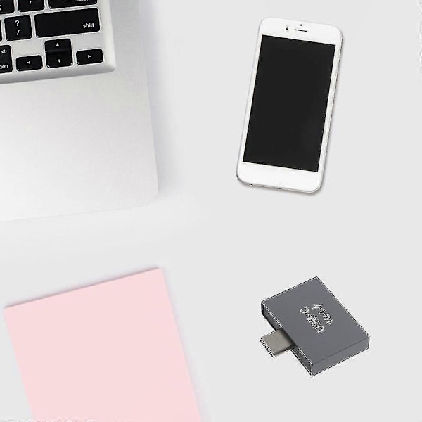 Usb C Han til Dobbelt Usb C Hun Splitter Understøtter Opladning og Dataoverførsel