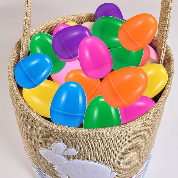2026 Upgraded Easter 50/100 Pieces Plastic Easter Eggs, (8cm) Fillable Easter Eggs, Plastic Eggs for Egg Hunt 50st
