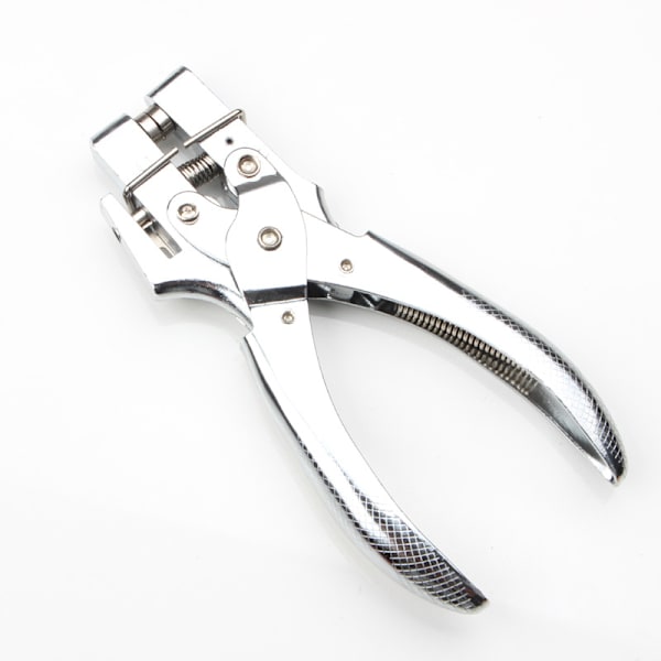 Metal Håndholdt Stansemaskine 2 i 1, Robust Hulstans Plier Punc