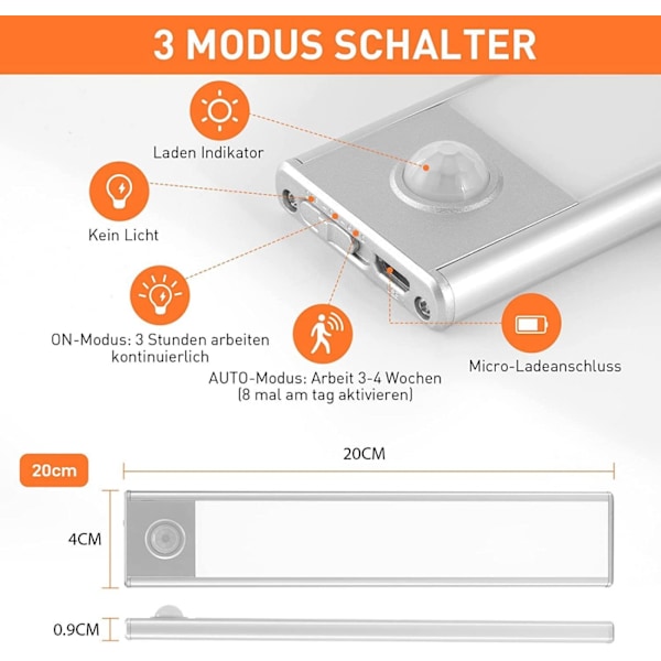/#/LED-lysstripe under-skap-lys bevegelsessensor  oppladbar/#/