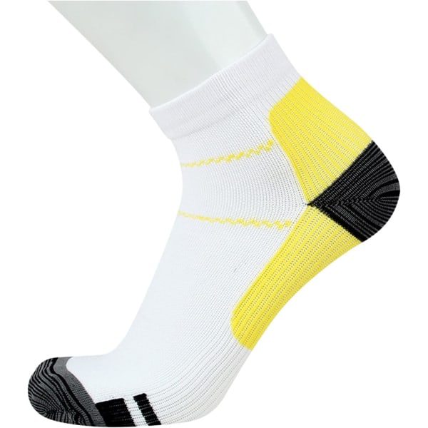 #(gul,s/m) Atletikstrømper til mænd kompressionsstrømper#