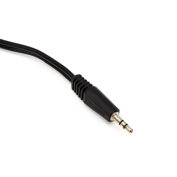 #4 stk. Mini-Jack 3,5 mm Han til 2x RCA Hun Audio Adapterkabel - 15 cm - Mini Jack Kabel#