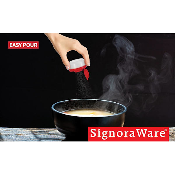 2 stk BPA-fri klare plastik salt- og pebershaker, Rejsekit