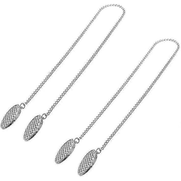 Servettband, servettkedja, kedjeklämma, 2 st bordsaccessoarer servetthållare utmärkt
