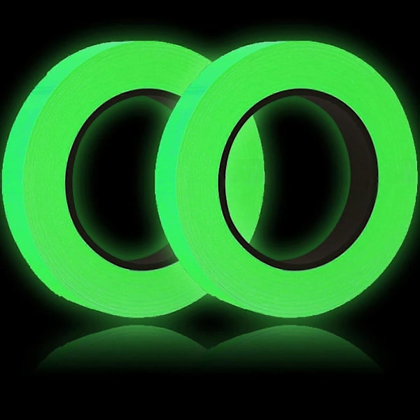 5 st Fluorescerande Tejp 5m X 10mm Självhäftande Självlysande Tejp