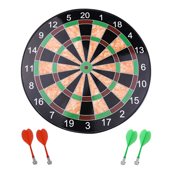 Säkerhetsdarttavla Magnetisk Darttavla Darttavla med 4 Magnetiska Dart Säkerhetsdarttavla för Fest Hem Trädgård Leksaker för Vuxna