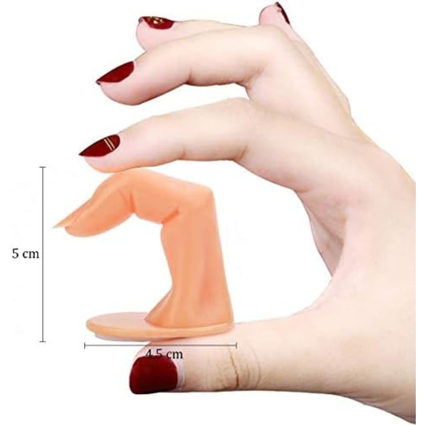 *10 st Fingerträningsträningsfingermodell Nagelkonst Nagelpraktik*