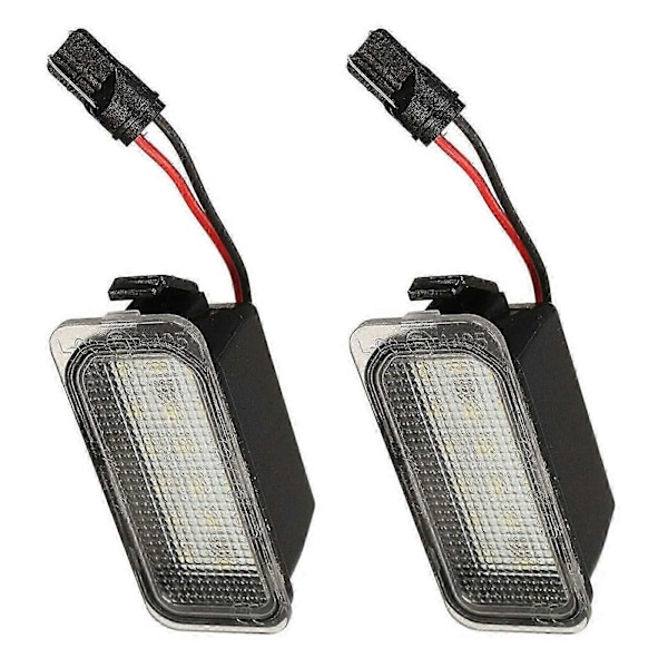 2 stk. SMD 18 LED nummerpladelys, nummerpladelys til F-ord Fiesta Focus C-Max Mondeo Galaxy S-Max Kuga J-Aguar XJ XF 542119