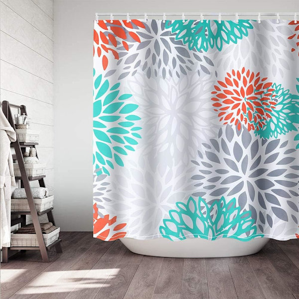 #Bruseforhæng Vandtæt Polyesterstof Bruseforhæng 150x150cm 1 Stk#