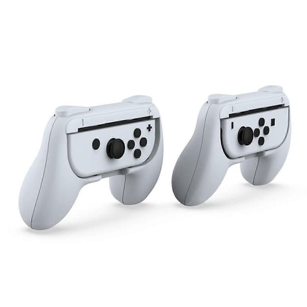 Multifunktionell Uppgraderad -851B Bekväm Grepphandtag Ns Joycon Mini Grepphandtag, Vit