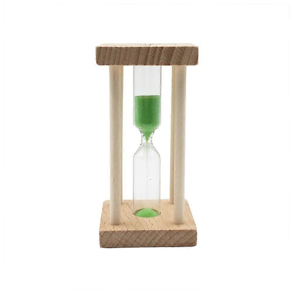 Mini Timeglas Timeglas Ét Minut Sandtimer Sandur Boligindretning Børnegave (Grønt Sand)