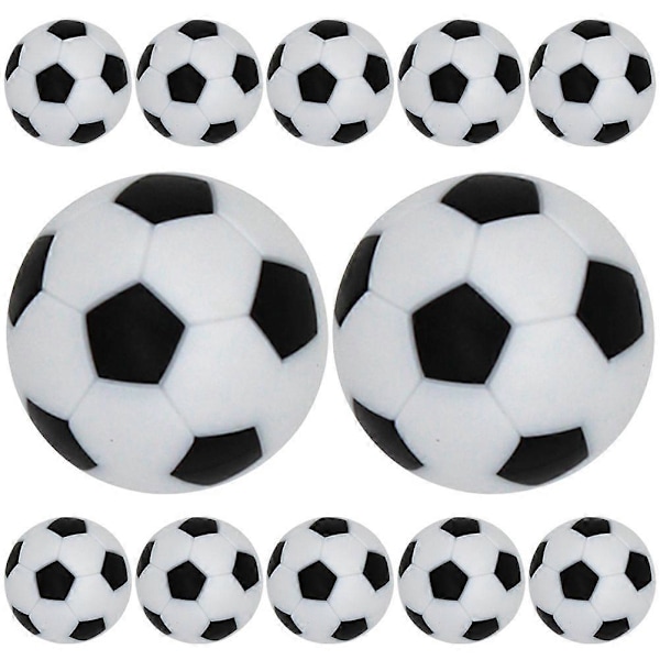 12 stk. Bordfodbold Foosballs Udskiftninger Bordfodboldbolde Mini Bordfodboldtilbehør