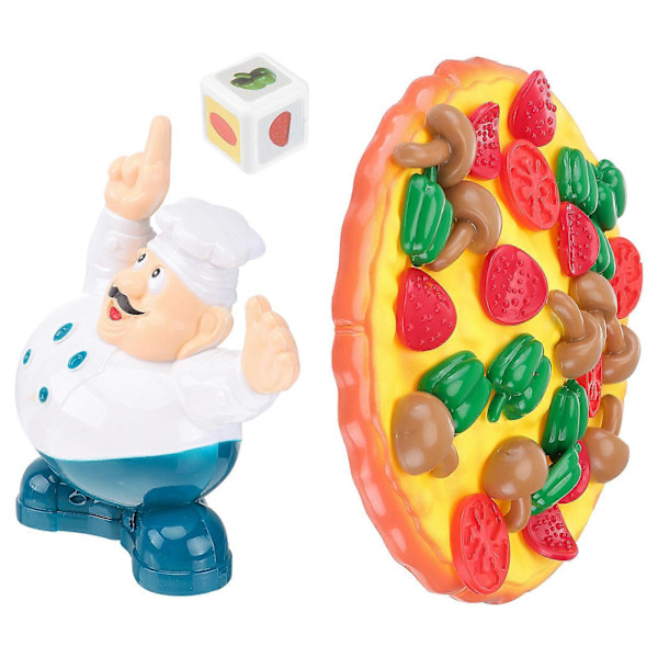Pizza Topple for barn for 2-4 spillere eller hele familien Pizza Pile-Up Stabling Balansering Bordspill Leker