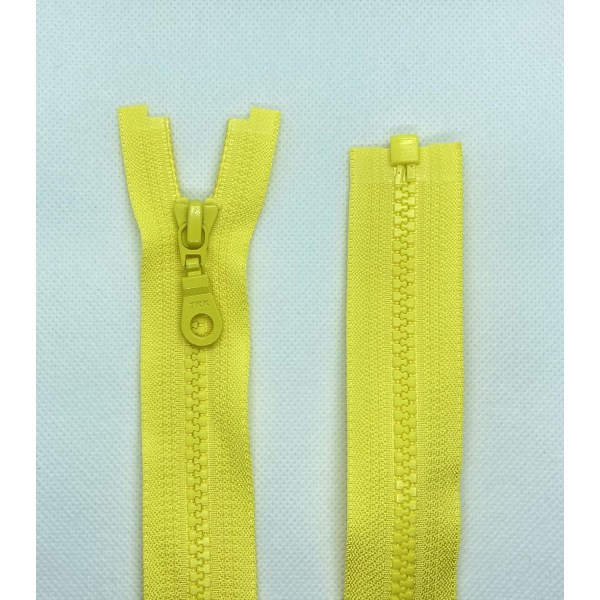 Plastic Zipper with No. 5 Teeth - Divisible (504 Sunshine Yellow