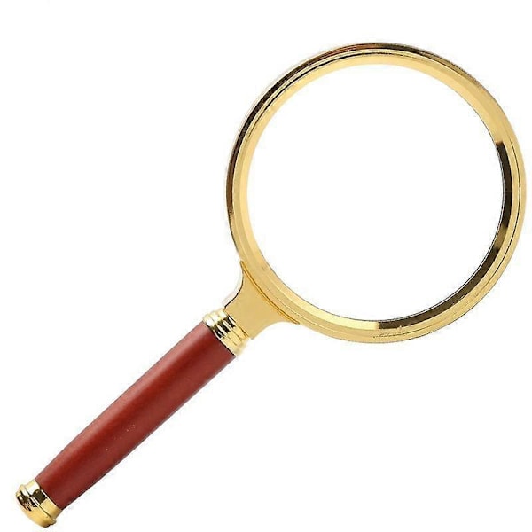 Håndholdt lup 5x forstørrelsesglas Professionel håndholdt smykke lup Bærbar størrelse læsemagasin smykke lup