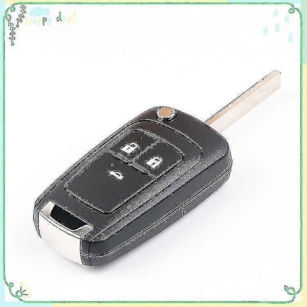 Nøkkelfri Flip Folding Nøkkelhus Fjernkontroll Nøkkelveske Fob Erstatning 4 Knapper For Camaro 2010 2011 2012 2013 2014