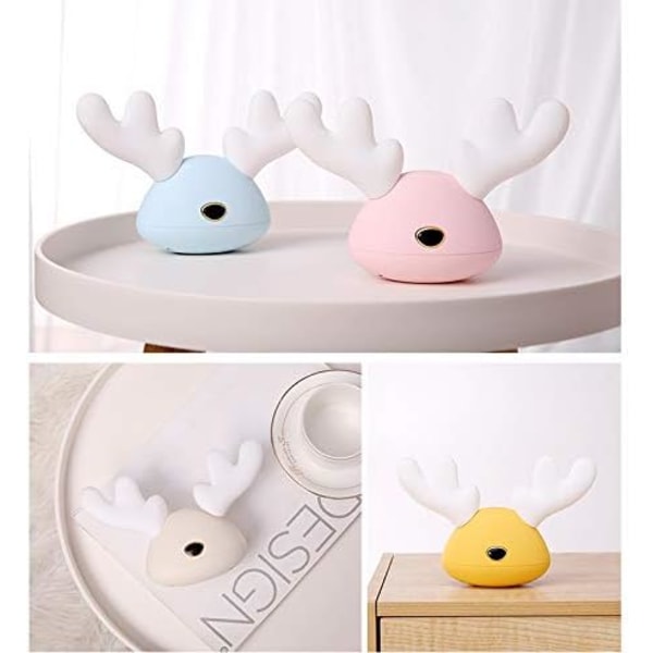 *Barn baby djur timer LED färg nattljus lampa (Vit)*