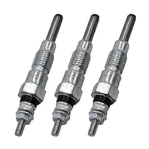 3 stk. 15951-65510 1595165510 15951-65512 Motorvarmer Gløderør 10 mm til Kubota Motor D650 D750 D