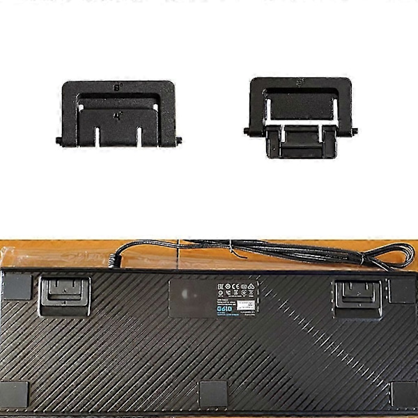 2 st Tangentbordsfäste Benställ för Logitech G610 G810 GPRO Tangentbord Reparationsdelar g2024125225
