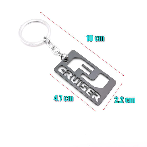 FJ CRUISER Nøglering i Metal (Sort+Hvid), Gaveideer/Fan So