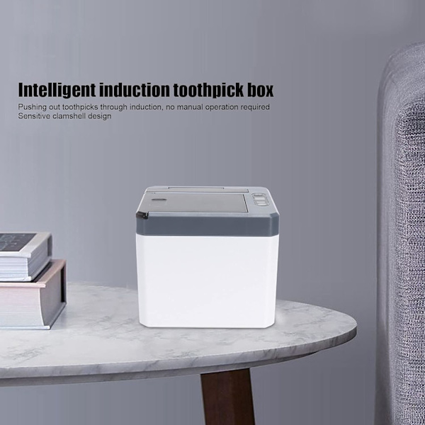 Automatisk Tandpetarehållare, Pop-Up Tandpetare Dispenser, Smart Tandpetare